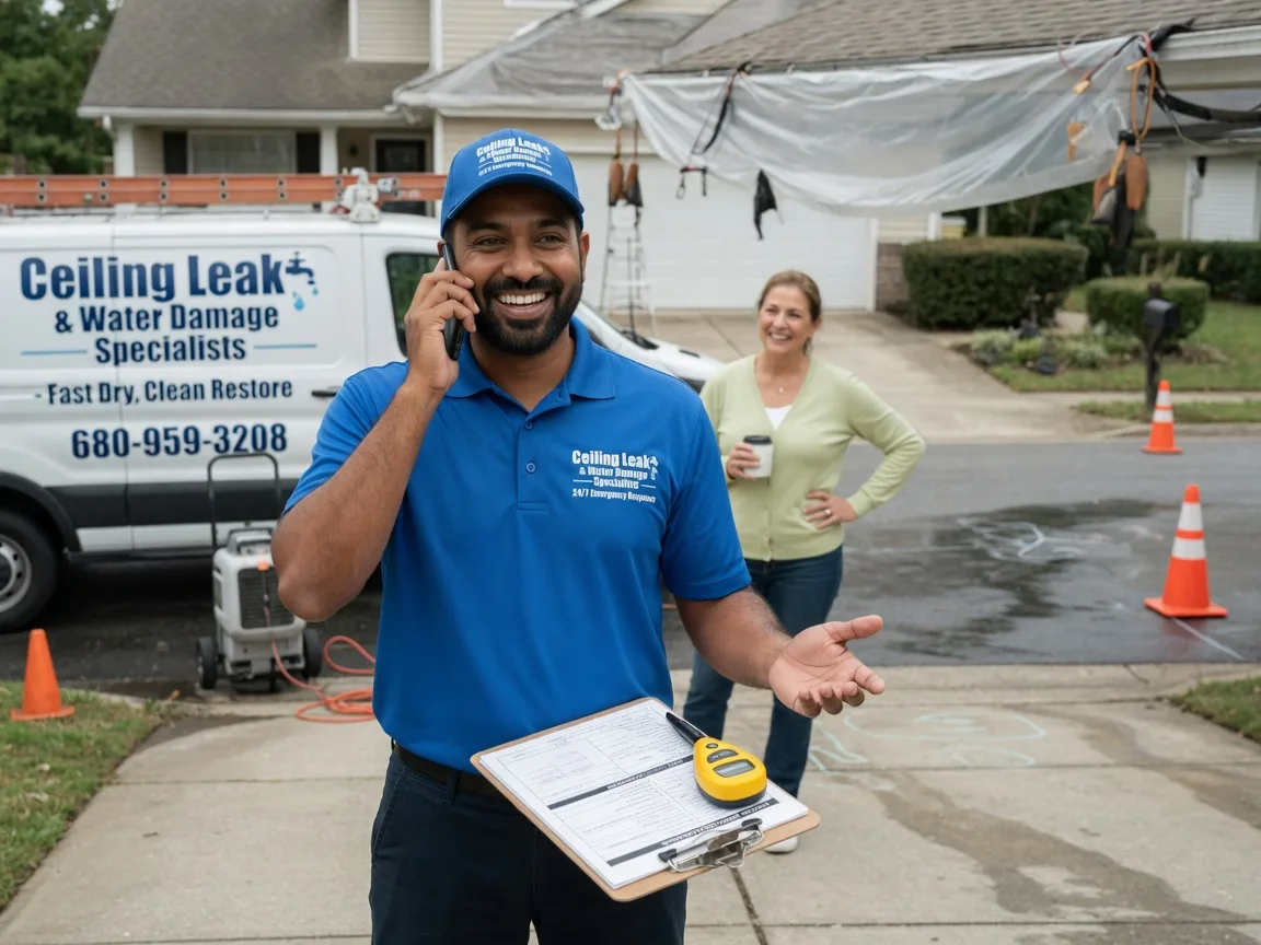 Ceiling Leak Cleanup Randlett, OK FAQs